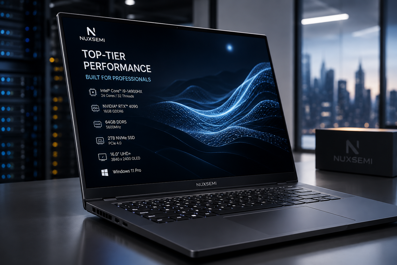 Premium high-performance business laptop and mobile workstation for professional computing Caption