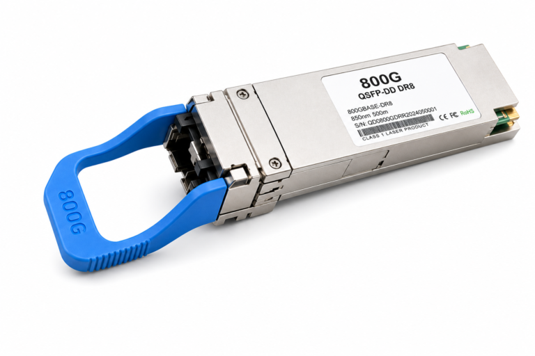 Enterprise 800G QSFP-DD optical transceiver for data center networking