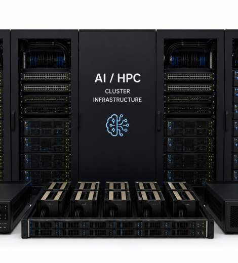 Enterprise AI and HPC cluster infrastructure for scalable data centers