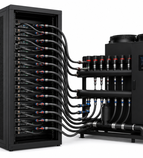 Enterprise direct liquid cooling DLC system for AI GPU HPC servers