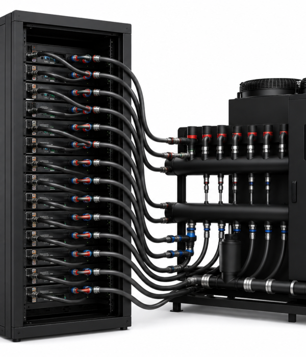 Enterprise direct liquid cooling DLC system for AI GPU HPC servers