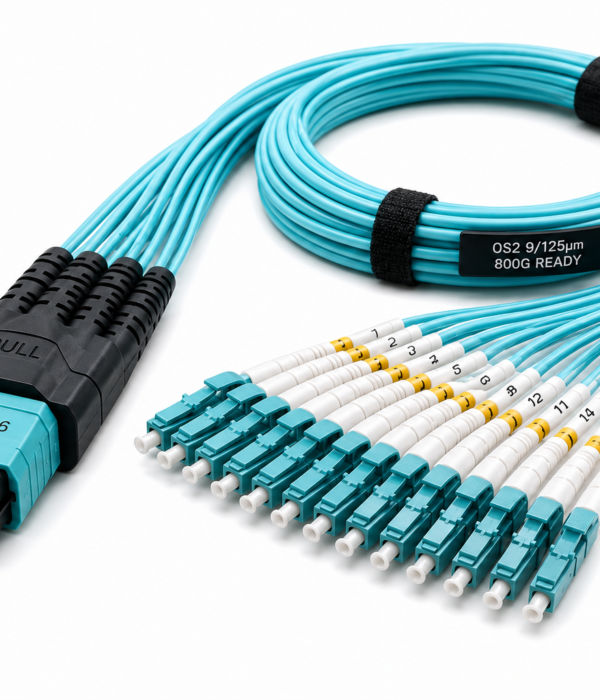 Enterprise fiber optic cabling and 800G data center connectivity