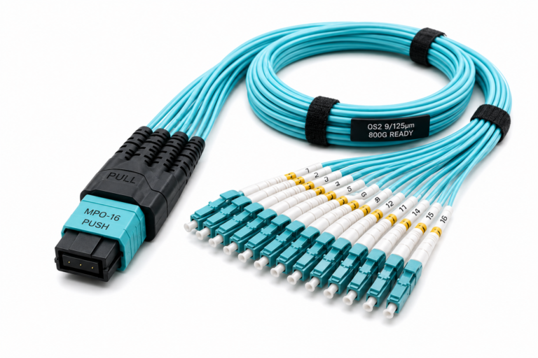 Enterprise fiber optic cabling and 800G data center connectivity