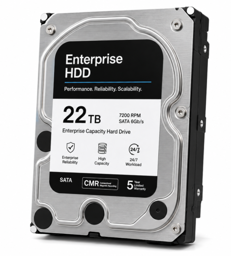 Enterprise high capacity HDD for data center storage backup and archive