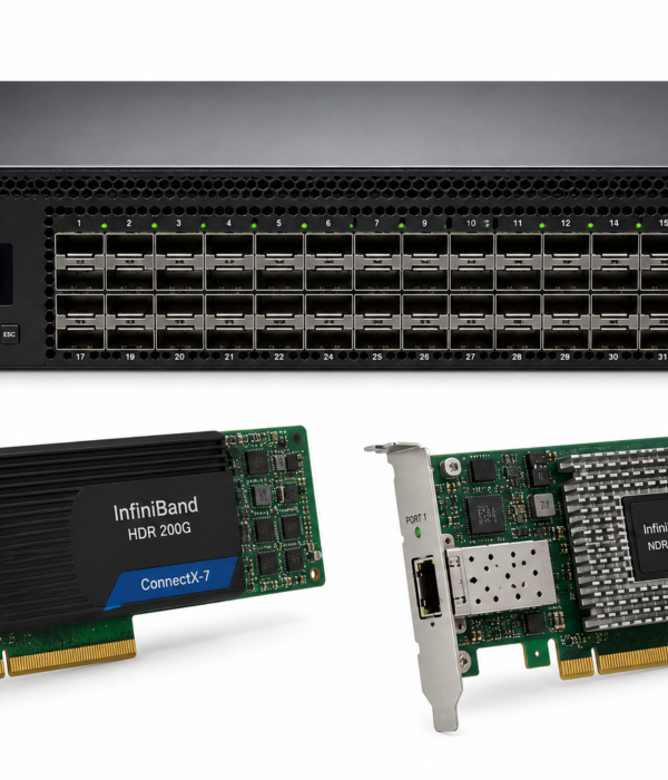 Enterprise InfiniBand switches and adapters for AI HPC clusters