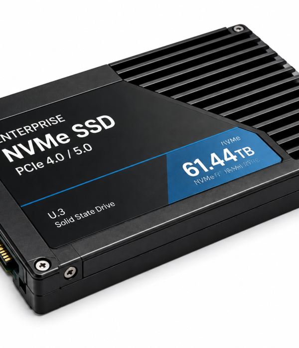 Enterprise 61.44 TB NVMe SSD for AI HPC and data center storage
