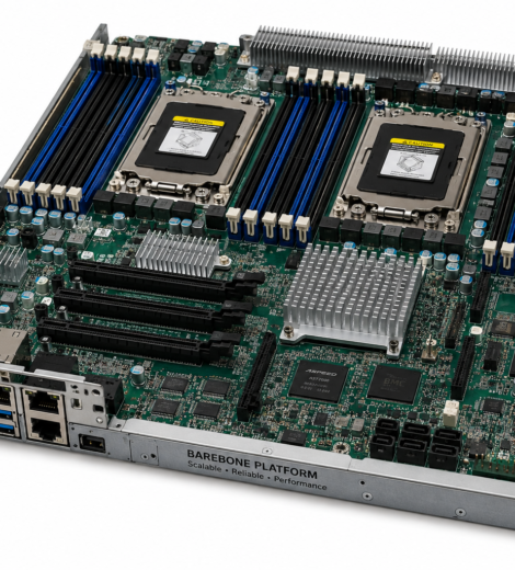 Enterprise server motherboard and barebone platform for data centers