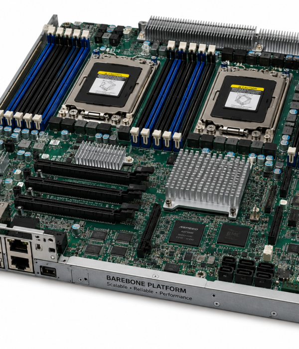 Enterprise server motherboard and barebone platform for data centers