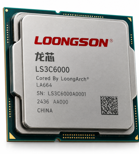 Loongson LS3C6000 enterprise server processor