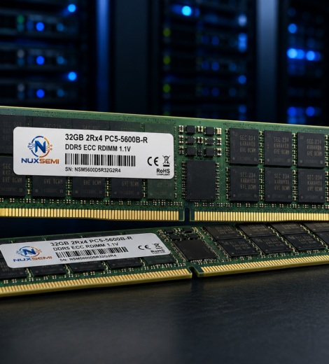 Enterprise ECC DDR5 server memory modules for data center infrastructure