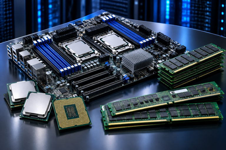 Enterprise CPUs, server motherboards and DDR5 memory for AI and data centers