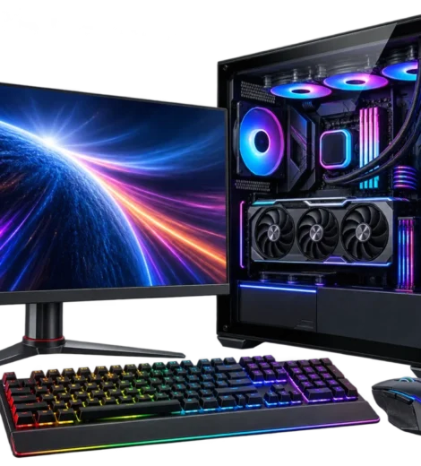 High-Performance Gaming Workstation PC — NUXSEMI