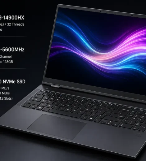 Enterprise Laptop — Core i9, 64GB RAM, 4TB NVMe — NUXSEMI