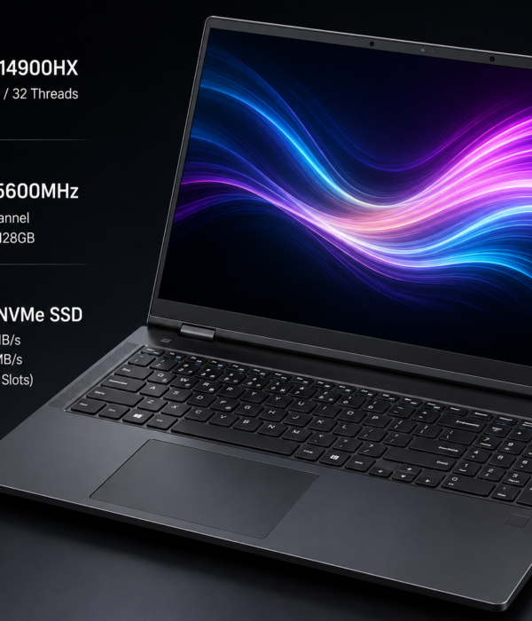 Top tier enterprise laptop i9 64GB 4TB NVMe professional computer