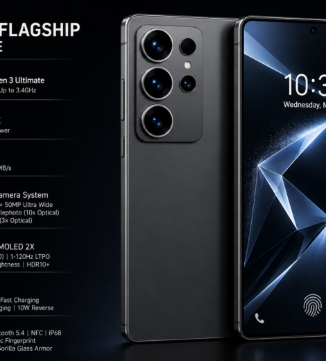 Top tier flagship smartphone for enterprise and executive mobile use